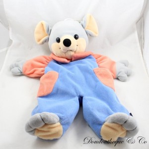 Plüsch Maus Pyjama Organizer TRUDI orange blau