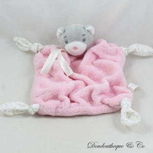 KALOO Feder Rosa Flache Bärendecke 4 Schleifen Stoffe Kreationen Ranken 24 cm