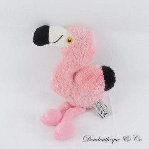 Rosa Flamingo Plüschtier FERRERO KINDER rosa und schwarz 28 cm