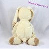 Plüschhase Bastien NICOTOY Beige 36 cm Kreuz