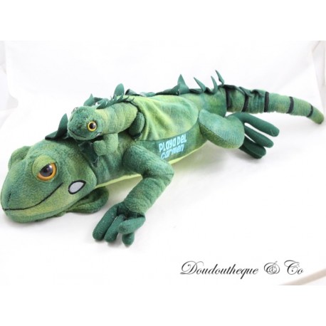 Peluche lézard ZOO FRIENDS Playa del Carmen maman et bébé 55 cm Peluche lézard ZOO FRIENDS Playa del Carmen maman et bébé 55 cm