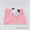 Flache Katzendecke SIPLEC Kokarde mit rosa und weißem Herzmuster 23 cm