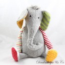 Elefant Plüsch SIGIKID Grau Streifen Herz