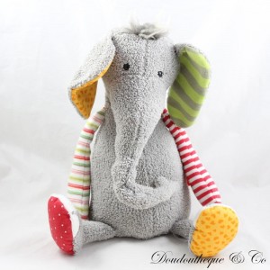 Elefant Plüsch SIGIKID Grau Streifen Herz
