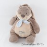 NOUKIE'S Oscar und Leon brauner Eichhörnchenplüsch mit blauer Schleppe 38 cm
