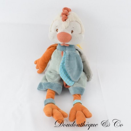Küken Henne BUKOWSKI Hahn beige orange grau 45 cm Küken Henne BUKOWSKI Hahn beige orange grau 45 cm