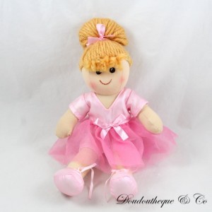 Stoffpuppe LES PETITES MARIE Rothaarige Puppe