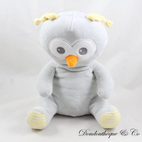 Peluche chouette TOM & KIDDY Hibou gris Peluche chouette TOM & KIDDY Hibou gris