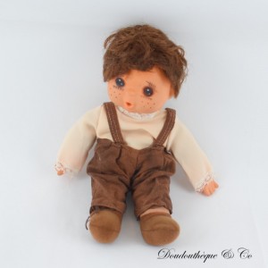 Imitation Boy Doll SEKIGUCHI Japanische Kiki lutscht am Daumen Jahrgang 70er Jahre 24 cm