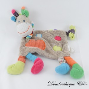 Giraffe flaches Kuscheltier SIMBA TOYS NICOTOY grau rund mehrfarbig 25 cm