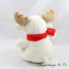 Plüsch Rentier FIZZY Hirsch Beige Roter Schal