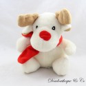 Plüsch Rentier FIZZY Hirsch Beige Roter Schal