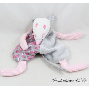 Erdbeerrosa graue Maus flache Decke