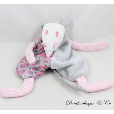 Erdbeerrosa graue Maus flache Decke Erdbeerrosa graue Maus flache Decke