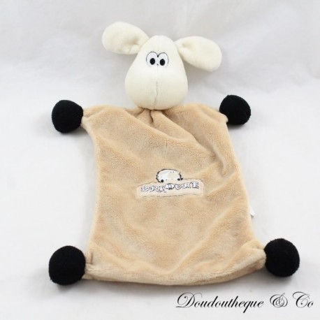 Braunes BRIOCHE Schaf flaches Kuscheltier Braunes BRIOCHE Schaf flaches Kuscheltier