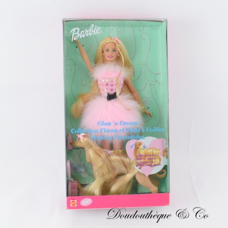 MATTEL Barbie Glam N Bräutigam Hundekollektion Modepuppe MATTEL Barbie Glam N Bräutigam Hundekollektion Modepuppe