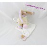 Doudou Taschentuch Lila Hase BLANKIE und Firma Rosa grün lila 28 cm