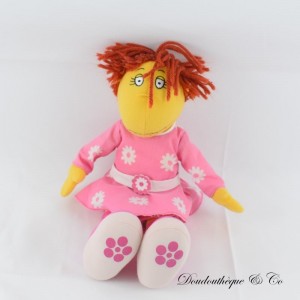 Vintage 1999 Fizz TWEENIES Hasbro Rosa und Gelb Plüsch 34 cm
