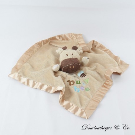 Giraffe flaches Kuscheltier CIRCO "Fleißige Biene" beigebraun Satinkanten 37 cm Giraffe flaches Kuscheltier CIRCO "Fleißige Biene" beigebraun Satinkanten 37 cm