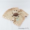 Giraffe flaches Kuscheltier CIRCO "Fleißige Biene" beigebraun Satinkanten 37 cm