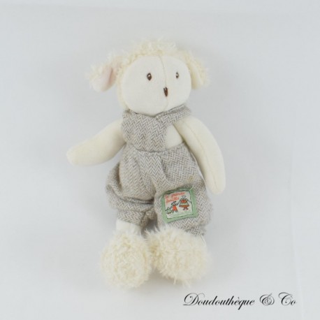 Schafplüsch MOULIN ROTY La grande famille Latzhose 22 cm Schafplüsch MOULIN ROTY La grande famille Latzhose 22 cm