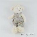 Schafplüsch MOULIN ROTY La grande famille Latzhose 22 cm