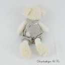 Schafplüsch MOULIN ROTY La grande famille Latzhose 22 cm