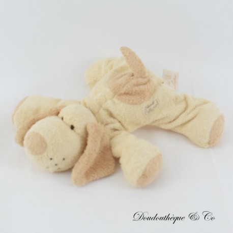 TIAMO Ti amo brown beige dog plush 22 cm TIAMO Ti amo brown beige dog plush 22 cm