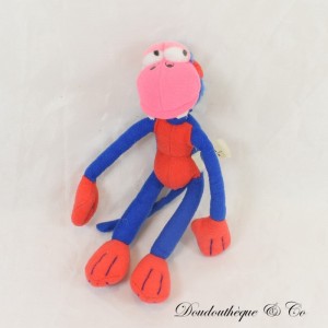 MCDONALD'S Blau und Rot Happy Meal 2000 Affe Plüsch 21 cm
