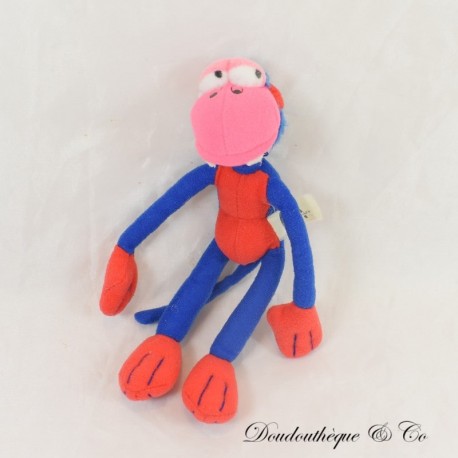 MCDONALD'S Blau und Rot Happy Meal 2000 Affe Plüsch 21 cm MCDONALD'S Blau und Rot Happy Meal 2000 Affe Plüsch 21 cm
