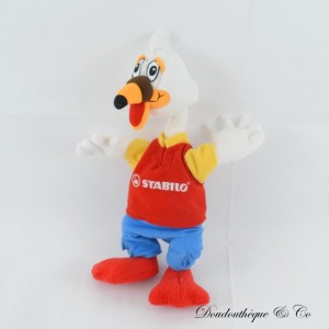 STABILO Vogelplüsch mit weißer und roter Werbeente 30 cm
