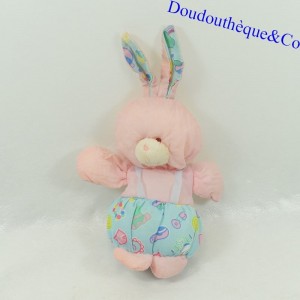 Mini Stoffhase Fallschirm Leinwand Bild Overall 14 cm