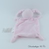 Flaches Kaninchen Kuscheltier GRAIN DE BLÉ rosa Stickerei Libellen Rechteck 23 cm