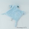 TOM & KIDDY Blau Weiß Gestreifte Elefant Flache Decke 33 cm