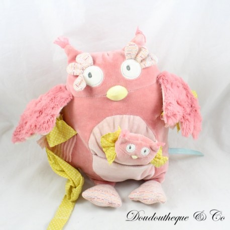 Eule Aktivität Plüsch MOULIN ROTY Mademoiselle et Ribambelle Eule Aktivität Plüsch MOULIN ROTY Mademoiselle et Ribambelle