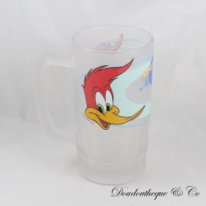 Woody Woodpecker UNIVERSAL MEDITERRANEA transparenter, undurchsichtiger Bierkrug