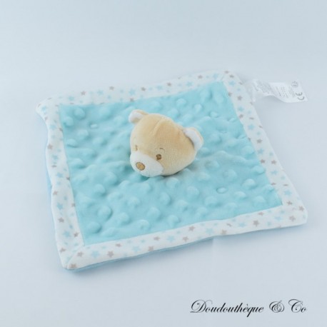 copy of Doudou Plattbär TOM & KIDDY Halbmond Raketenwolke blaugraue Glocke 24 cm