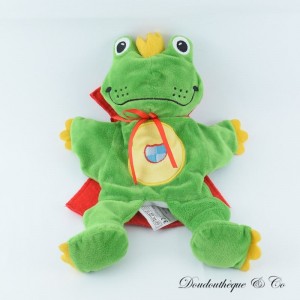 Froschpuppe Kuscheltier MAISONS DU MONDE Prinz grün 30 cm