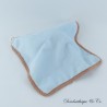 DOLLARAMA Blaubraune Polka Dot Flachdecke mit blauer Rassel 20 cm