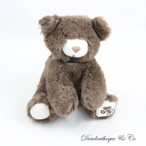 Mini Prosper Bär Plüsch TARTINE ET CHOCOLAT braun schokolade Samt 12 cm