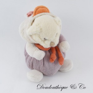BUKOWSKI Bär Plüsch verkleidet als Chicky die Henne beige orange pink 12 cm