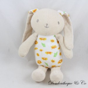 KLORANE Hase Plüschblumen Gelb Beige