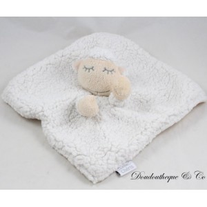 Schaf flaches Kuscheltier LITTLE CHÉRIS weiß beige