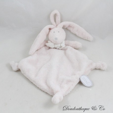 Flaches Kuscheltier Flore Hase DIMPEL rosa Diamant weiße Schleife 27 cm Flaches Kuscheltier Flore Hase DIMPEL rosa Diamant weiße Schleife 27 cm
