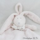 Flaches Kuscheltier Flore Hase DIMPEL rosa Diamant weiße Schleife 27 cm