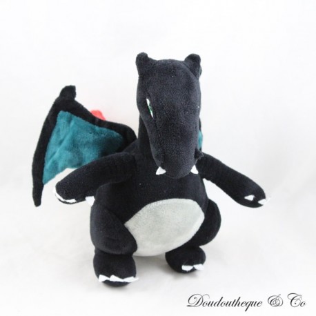 Schwarzes Glurak Plüsch-Pokémon Glurak Nintendo 1997 Dragonan 22 cm Schwarzes Glurak Plüsch-Pokémon Glurak Nintendo 1997 Dragonan 22 cm