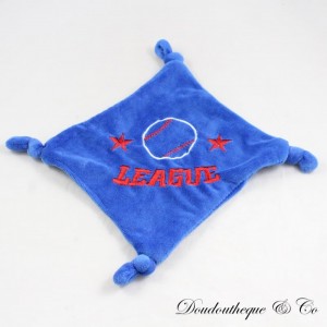 Flache Baseballdecke Liga Blau