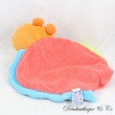 CHICCO rosa grüne Schnecke flaches Kuscheltier
