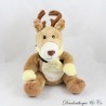 Hirsch Kuscheltier BEAR STORY Die kleinen Freunde des Berges beige gelbes Rentier 20 cm