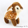 Peluche biche marron beige faon vintage